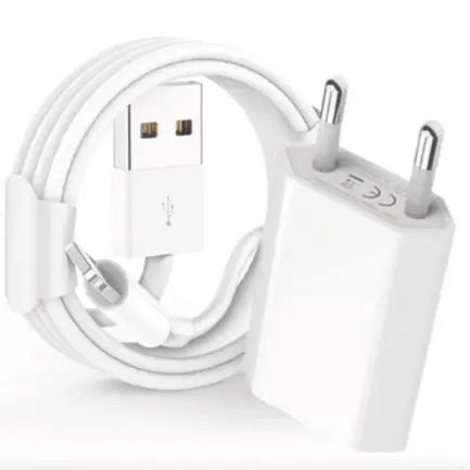 Carregador USB Lightning Cable, 5W, compatível com iPhone