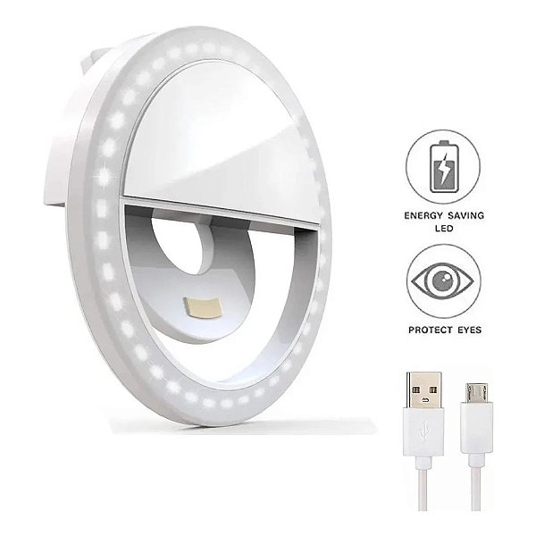 Anel De Led Luz Para Selfie Ring Light Flash Celular