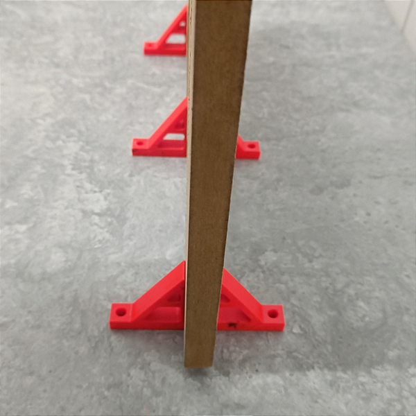 Suporte gabarito 18mm para auxilio em MDF, MDP.