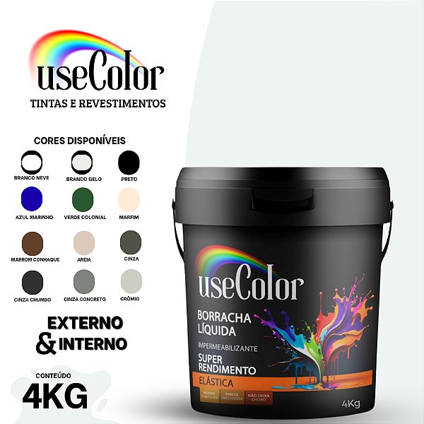 Tinta Emborrachada 4Kg Marrom
