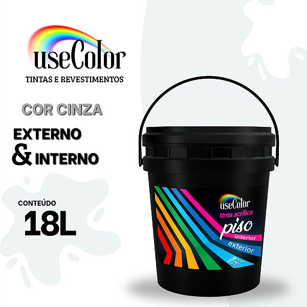 Tinta Piso 18L Cinza