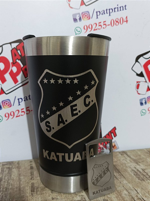 Copo térmico personalizado com abridor