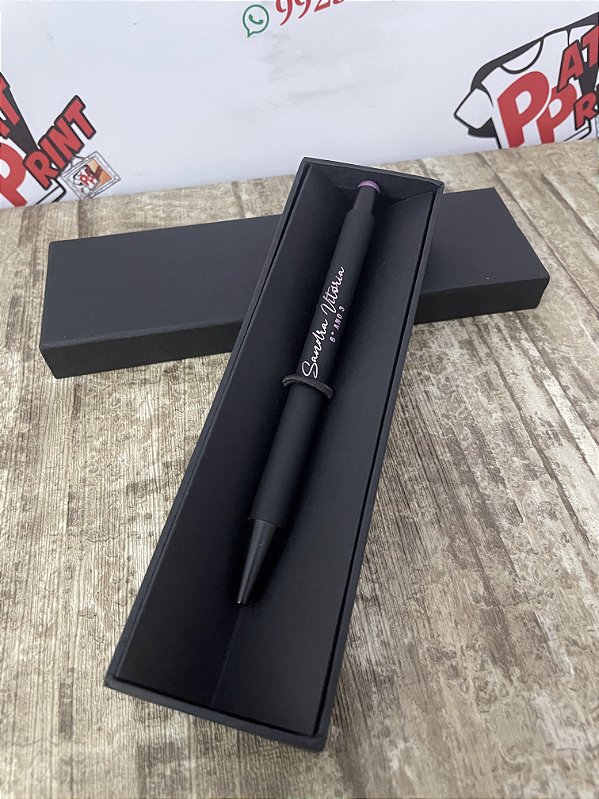 Caneta Metal Touch com Estojo