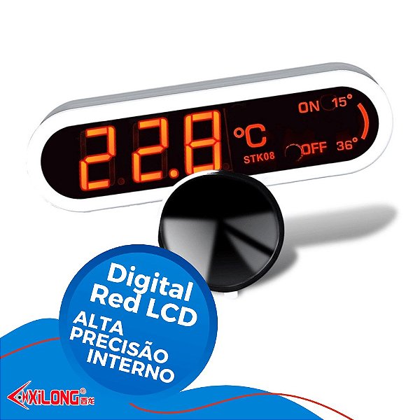 Termômetro Digital LCD para Aquário