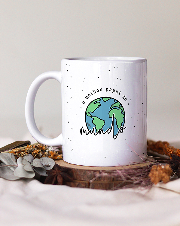 Caneca dia dos pais o melhor pai do mundo