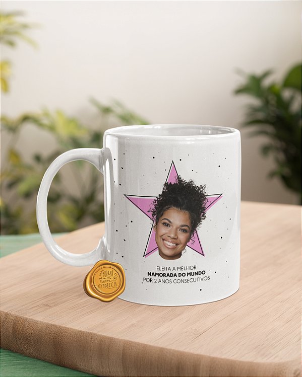 Caneca Personalizada Melhor Pessoa do Mundo – Com Foto e Nome
