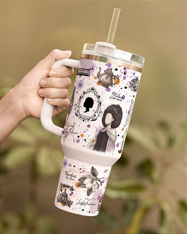 Copo Zaya 1,2L Romance de Época Lilás