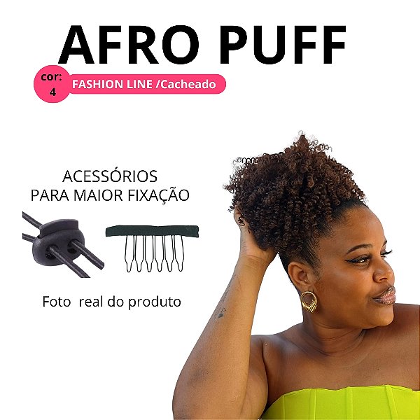 AFRO PUFF CACHEADO  COR 4