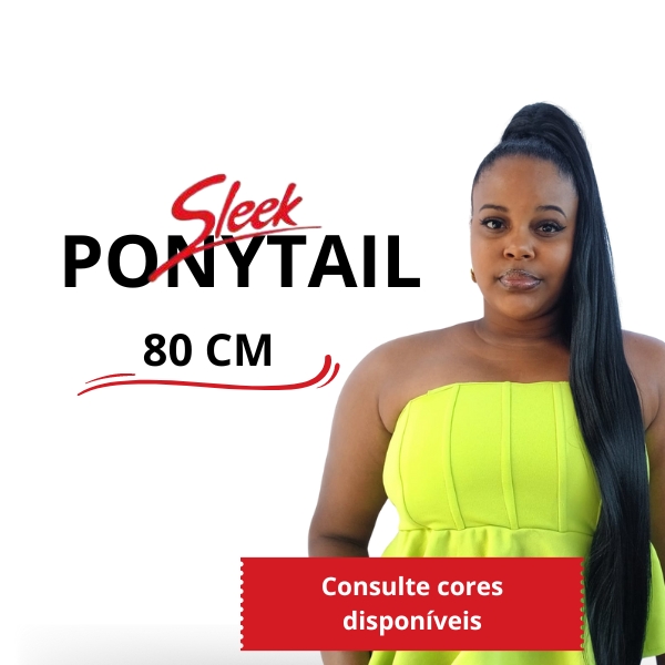 PONYTAIL LISO 80CM SLEEK