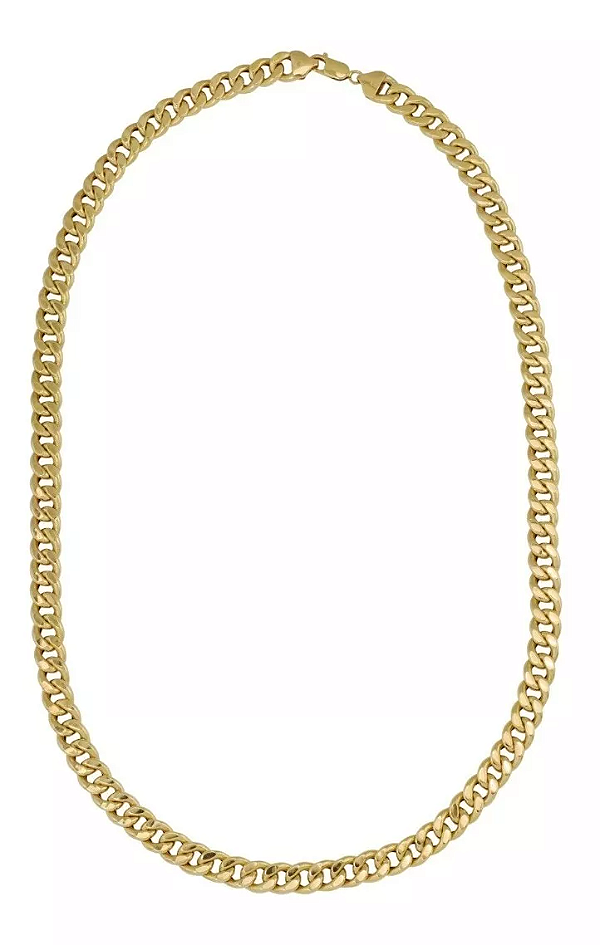 Corrente Grumet De Ouro 18k Masculina com 30 Gramas e 60cm de comprimento