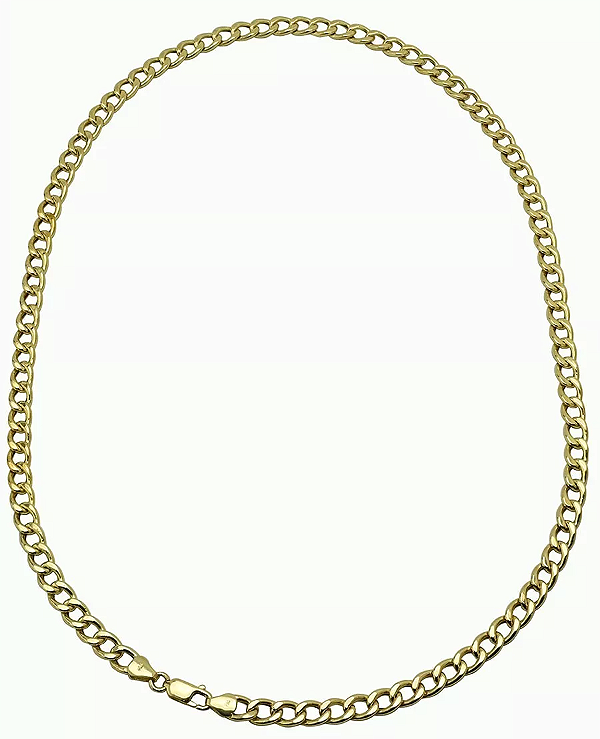Corrente Grumet de Ouro 18k com 12,5 Gramas e 45cm de comprimento