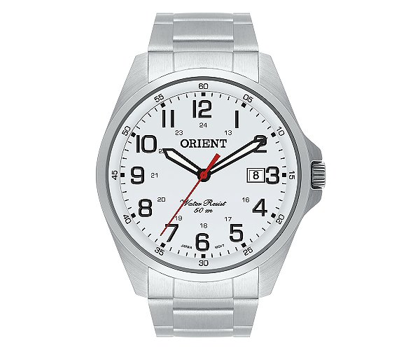 Relógio Orient Analógico Clássico Masculino Prata Mbss1171 S2sx