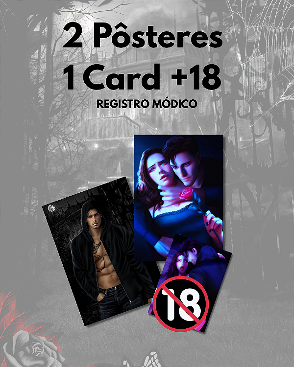 2 PÔSTERES + CARD + 18 ( DUOLOGIA GAO E RATO)