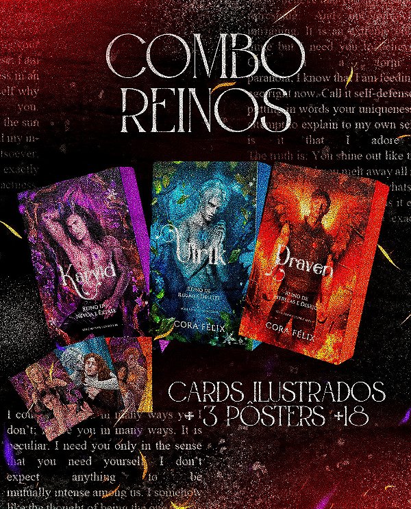 COMBO SÉRIE REINOS - CORA FÉLIX