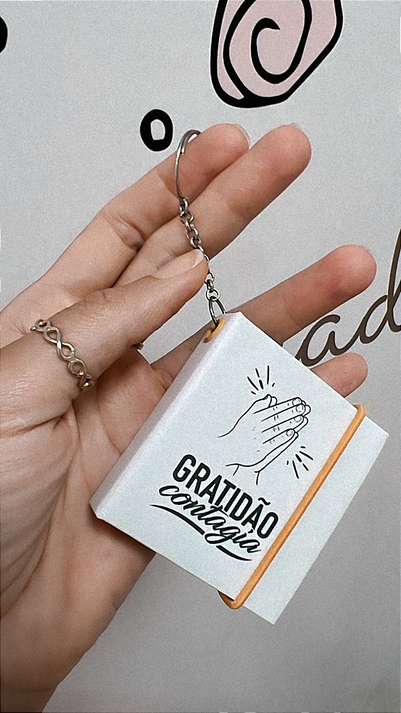 Chaveiro post-it