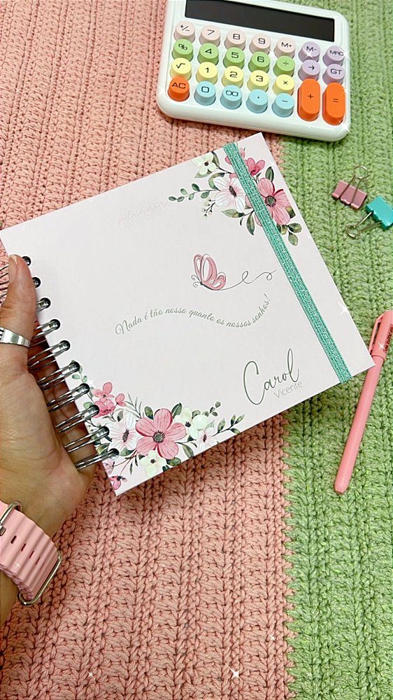 Planner Quadrado floral