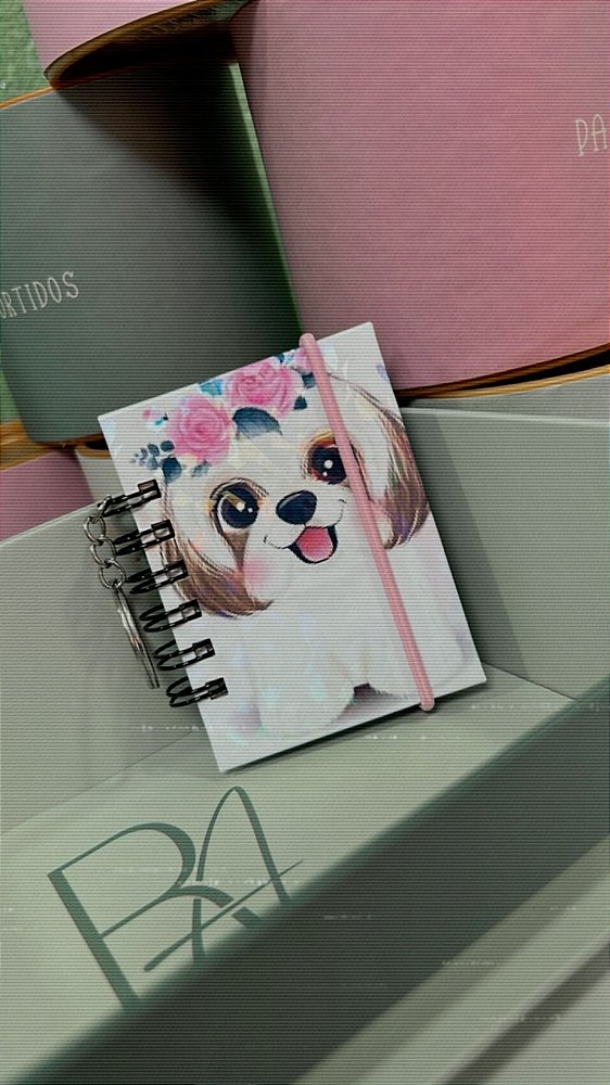 Chaveirinho bloquinho shih tzu