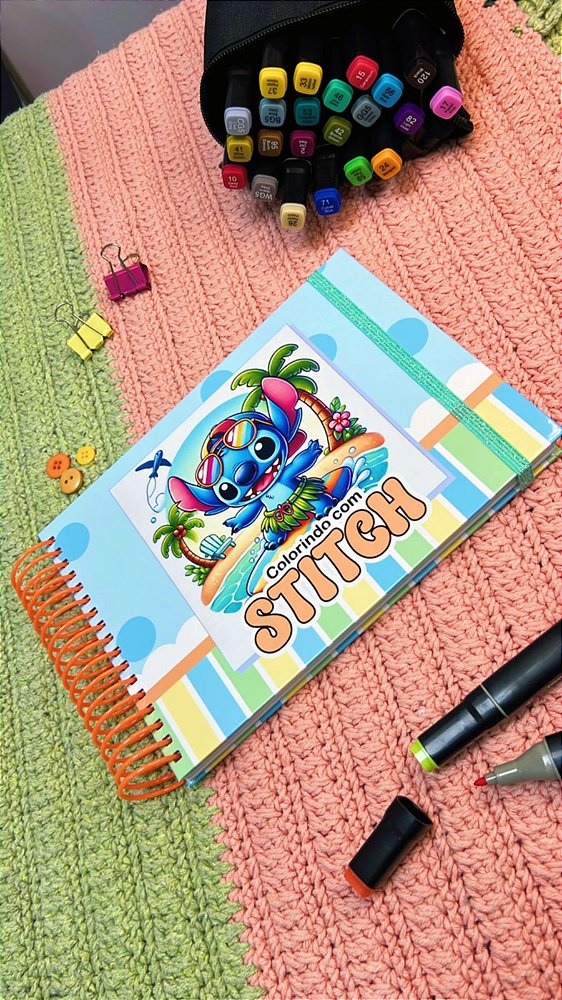 Livro de Colorir Stitch