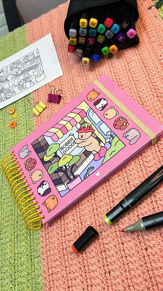 Livro de Colorir Bobbie Good (COR ROSA)