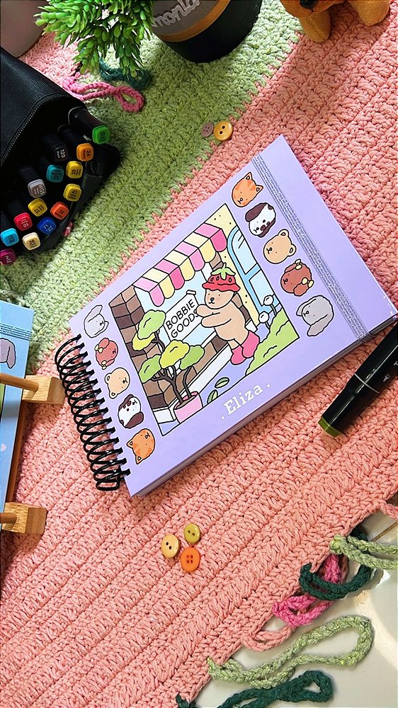 Livro de Colorir Bobbie Good (COR LILAS)