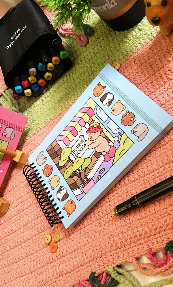 Livro de Colorir Bobbie Good (COR AZUL)