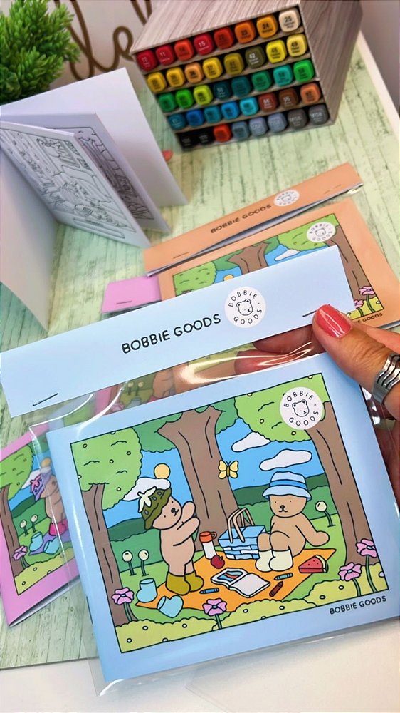 Mini Livro de colorir - Bobbie Goods