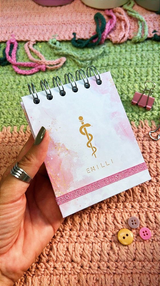 Bloco anotações 9x11 c/100fls sem pauta e elastico