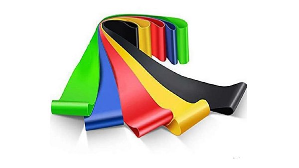 Faixa Elástica Extensor Treino Em Casa
