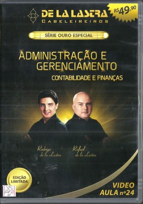 DVD De La Lastra Cabeleireiros Série Ouro Especial Cortes Adm. e Gerenciamento