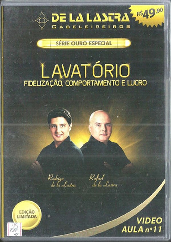 DVD De La Lastra Cabeleireiros Série Ouro Especial Cortes Lavatório