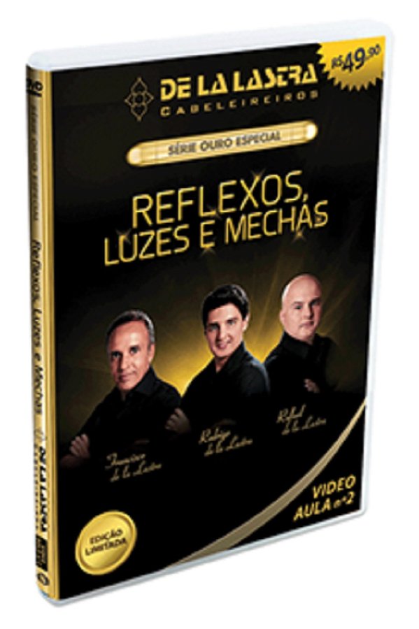 Dvd Curso De Cabelereiros Aprendendo Fazer Reflexos Luzes e Mechas