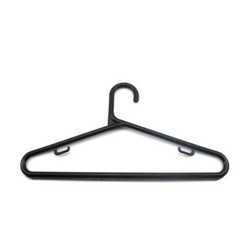 Cabide Tradicional Fino Caixa Com 12 Unidades Preto