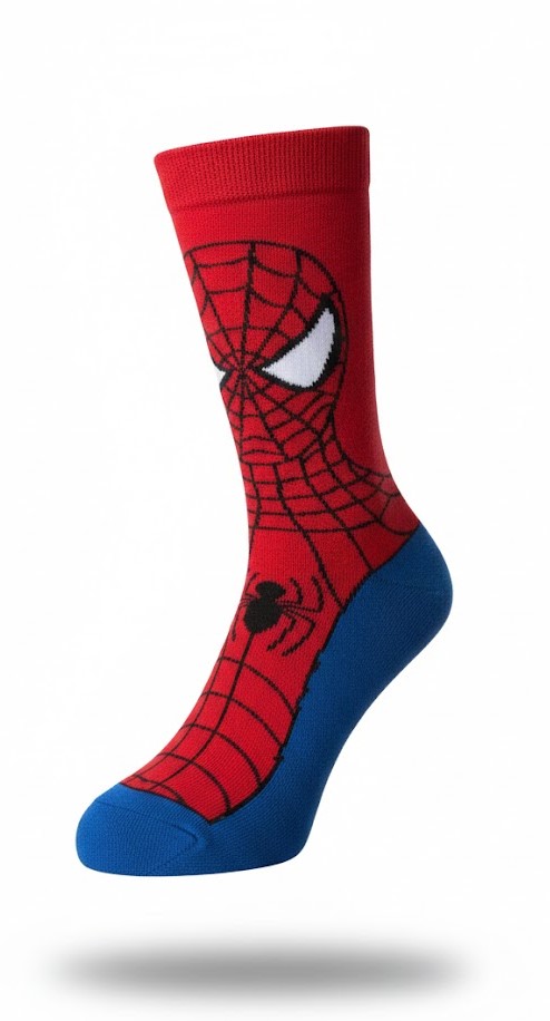 Par de Meias Divertidas Cano Alto Adulto/Infantil Tam 38 ao 43