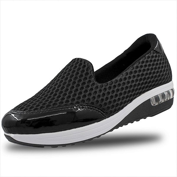 Tênis Modare Ultraconfortável Com Gel Tech Feminino - Preto