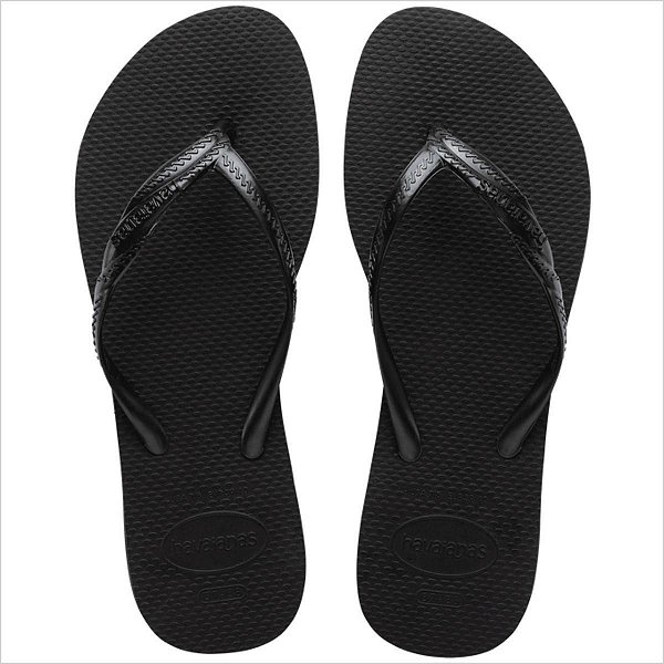 Chinelo Havaianas Fantasia FC Feminino - Preto