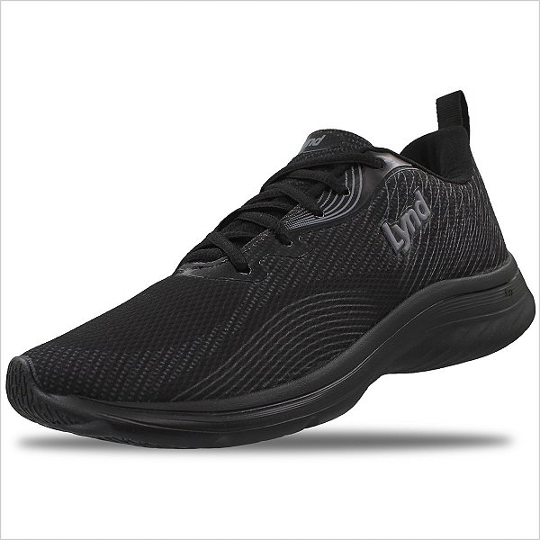 Tênis Lynd Alpha Feminino - Preto/Chumbo