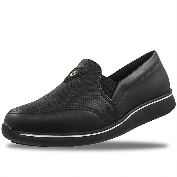 Tênis Modare Slip On Feminino - Preto