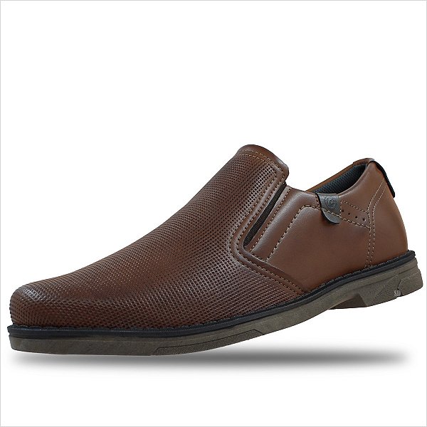 Sapato Pegada Slip On Microfibra Masculino - Anil Pinhão/Importado