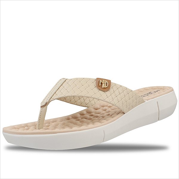Tamanco Modare Ref:7142.106.26406 - Creme 985/Camel 1165