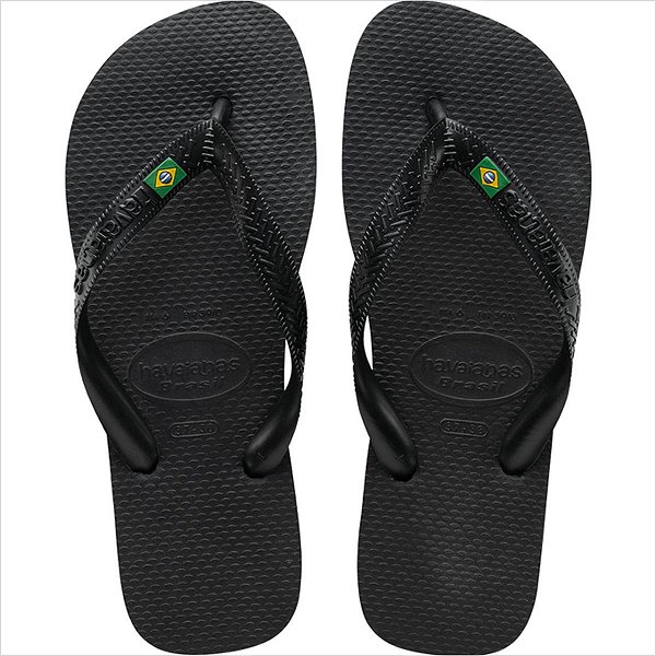 Chinelo Havaianas Brasil GD Unissex - Preto