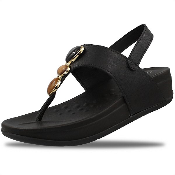 Sandália Modare Ultra Conforto Pedrarias Femiino - Preto
