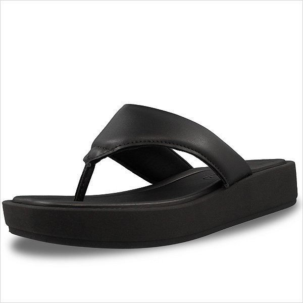Tamanco Beira Rio Plataforma Feminino - Preto