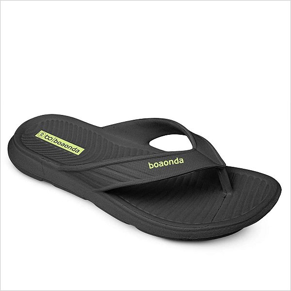 Chinelo Boaonda Bolt Masculino - Preto/Verde