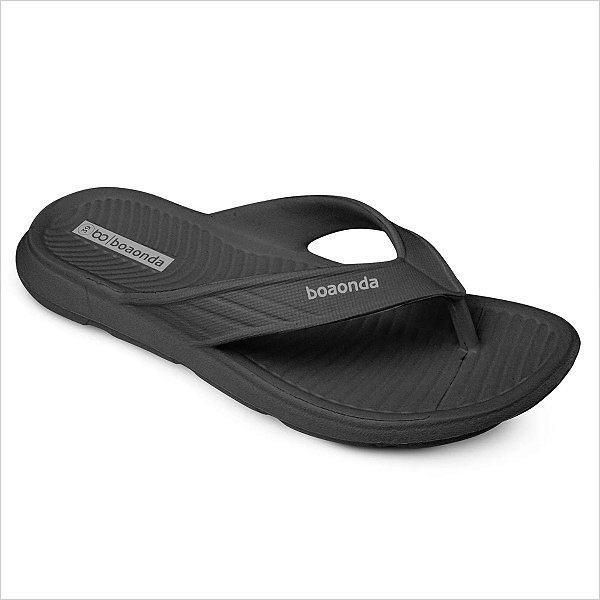 Chinelo Boaonda Bolt Masculino- Preto/Grafite