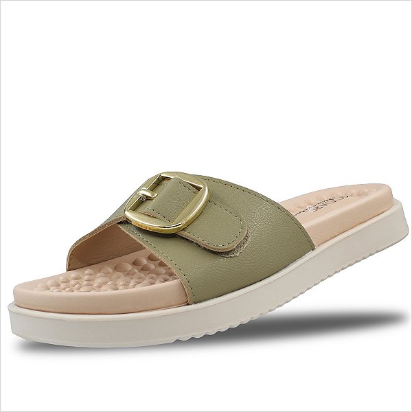 Chinelo Modare Ultraconforto Massageador Feminino - Verde