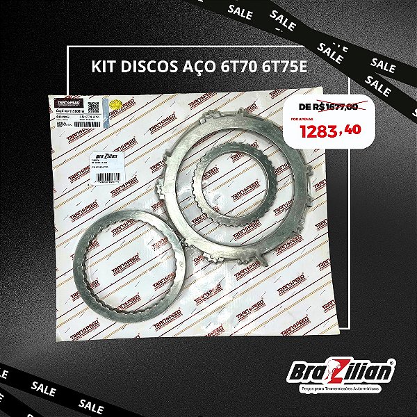 Kit Disco Aço Câmbio Automático 6T70 6T75E