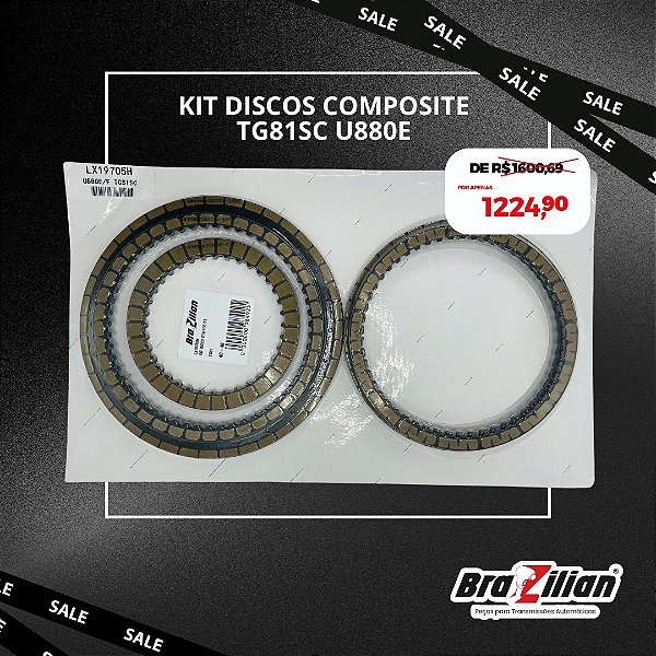 Kit Disco Composite Câmbio Automático TG81SC U880E