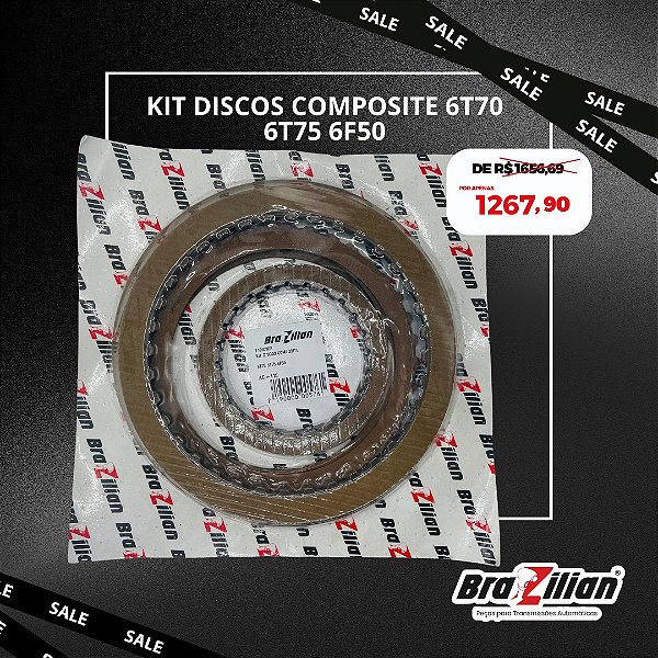 Kit Disco Composite Câmbio Automático 6T70 6T75 6F50