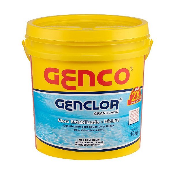 CLORO GENCLOR GRANULADO ESTABILIZADO GENCO 10KG