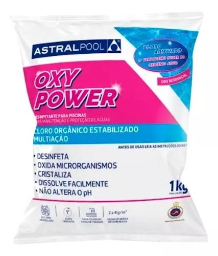 CLORO OXYPOWER MULTIACAO ASTRALPOOL 1KG